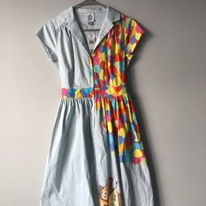 NWT DISNEY The Dress Shop “UP” Blue Dress